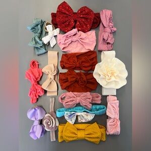 Infant Girl Hair Bow Lot – 100+ Pieces (0–12 Months)